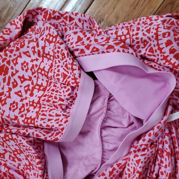 Soma Soft Jersey V Wire Maxi Bra Red and Pink Maxi Dress - Picture 7 of 12